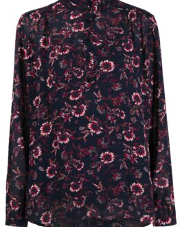 Tommy Hilfiger – floral-print buttoned blouse