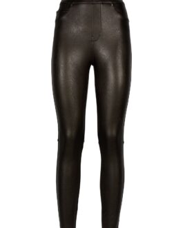 SPANX – faux leather skinny trousers