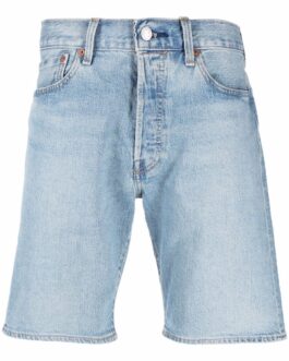 Levi’s – Hemmed knee-length denim shorts