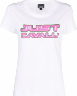 Just Cavalli – logo-print cotton T-shirt