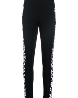 Moschino – animal-print panelled leggings