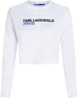 Karl Lagerfeld Jeans – cropped long-sleeve T-shirt