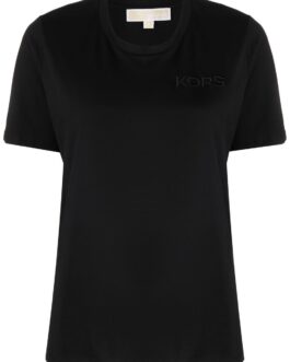 Michael Kors – logo-embroidered organic cotton T-shirt