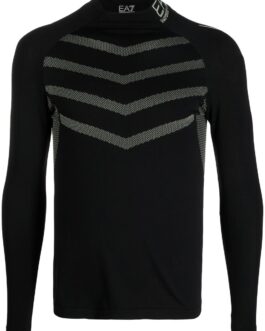 Ea7 Emporio Armani – intarsia-knit logo sweatshirt