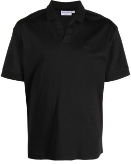 Calvin Klein – open placket polo shirt