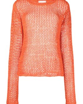 Mariuccia Milano – macrame long-sleeve jumper