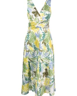 LIU JO – botanical-print cotton dress